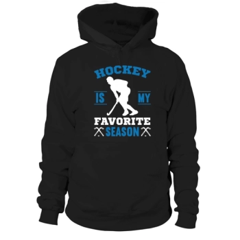 Hockey is my favourite season (1) Hooded Sweatshirt