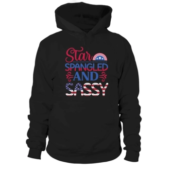 Star Spangled and Sassy Hooded Sweatshirt