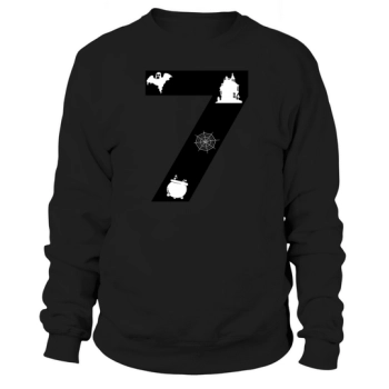 Halloween Alphabet Numbers Clipart 7 Sweatshirt