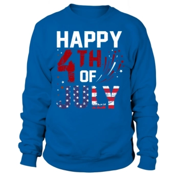 Happy 4th Of July Graphic Sweatshirt