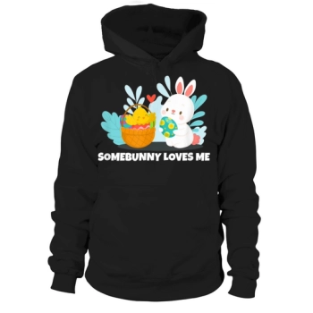 Easter Bunny, Somebunny Loves Me Hoodies