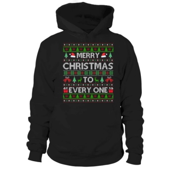 Merry Christmas To All Ugly Christmas Hoodies