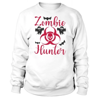 Zombie Hunter Halloween Cute Deadly Deer Hunting Gift Sweatshirt
