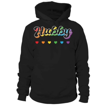 Rainbow Hubby LGBTQ Pride Hoodies