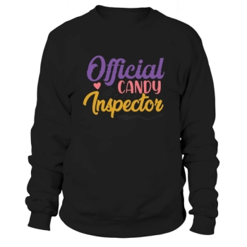 Official Candy Inspector Halloween Sweatshirt