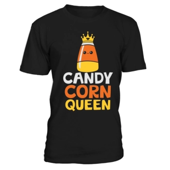 Candy Corn Queen Cute Halloween Crown Shirt