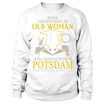 Woman Graduated from State University of New York College at Potsdam Sweatshirt