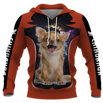 Classical  Brown Dog Pattern Animals Hoodie