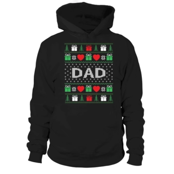 Dad Ugly Christmas Vector Hoodies