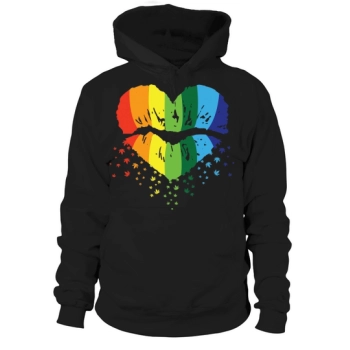 Sexy Lips LGBT Rainbow Hoodies