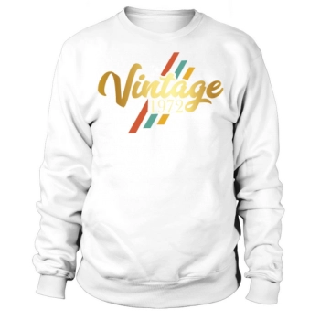 50th Birthday Vintage 1972 Sweatshirt