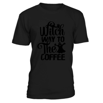 Witch Way to the Coffee Shirt Halloween