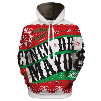 Cinco De Mayo Print 3D Hoodie