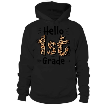 Hello 1st Grade Back To School Hoodies