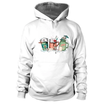 Nurse Christmas Drinks Hoodies