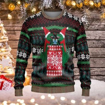 Party Dinosaurs Christmas Ugly Sweaters