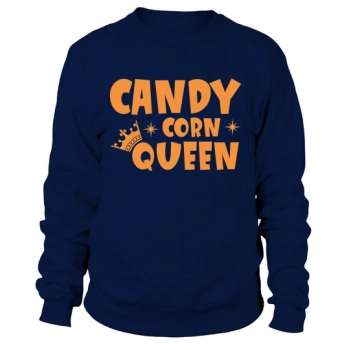 Candy Corn Queen Cute Halloween Sweatshirt