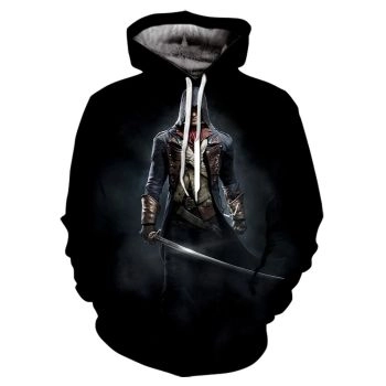 3D Print Assassin&#8217;s Creed Hoodie &#8211; Fashion Sweatshirt