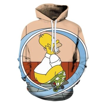 3D Printed The Simpsons Sweatshirt &#8211; Fashion Anime Hoodie Jacket