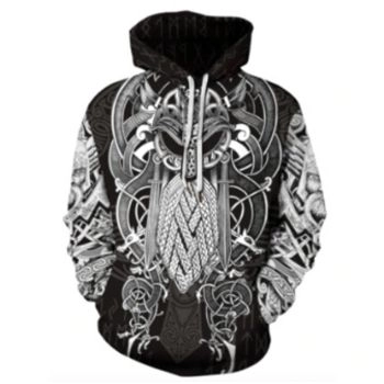  Precious And Gorgeous Black Dog Pattern Animals Hoodie