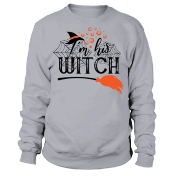 In His Witch Sweatshirt