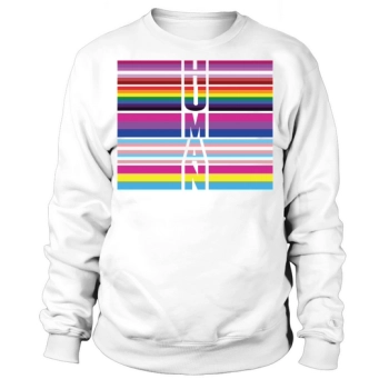 Human LGBTQ Flags Sweatshirt