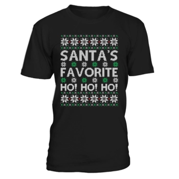 Santa favorite ho ho ho christmas shirt