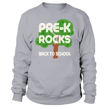 Pre-K Rocks Cool Teachers Back To School Sweatshirt