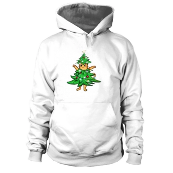 Funny Cat Christmas Tree Hoodies