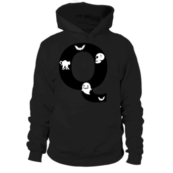 Halloween Alphabet Numbers Clipart Q Hoodies