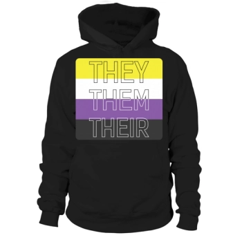 They Use Their Pronouns Trans Hoodies