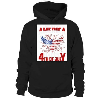 God Bless America Happy 4th Of July Hoodies