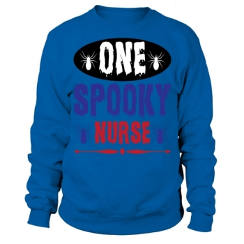 Halloween One Spooky Nurse Sweatshirt