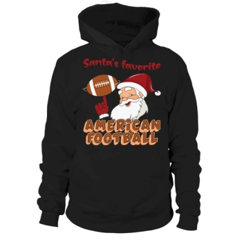 Christmas Sport Christmas Santas Favorite Soccer Hoodies