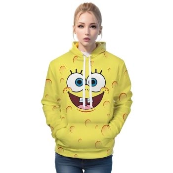 SpongeBob SquarePants Color blocking hooded sweatshirt 