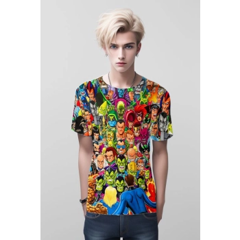 Colorful Quartet: Fantastic Four, The Vibrant Heroes T-Shirt