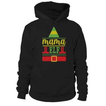 Mama Elf Ugly Christmas Hoodies