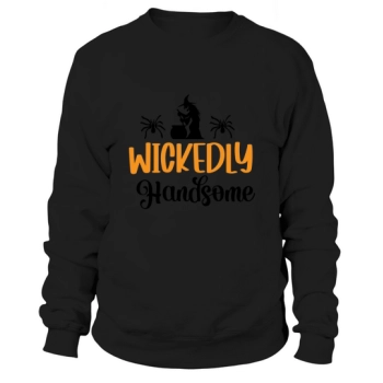 Wickedly Handsome Halloween Costume Fashion Sweatshirt