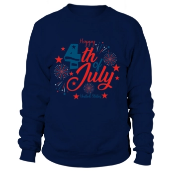 Happy 4th Of July United States Sweatshirt