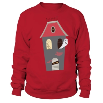 Haunted House Halloween Sweatshirt