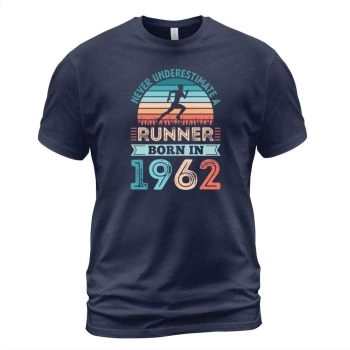 Runner Born in 1962 60th Birthday Gift Running Dad