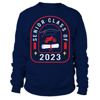 Class Of 2023 Senior Motocross Graduation Gift Sweatshirt