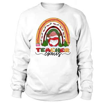 Teacher Christmas Teacher Claus Sweatshirt