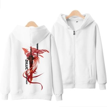 Atmospheric Genshin Impact Diluc Zip-Up Hoodie