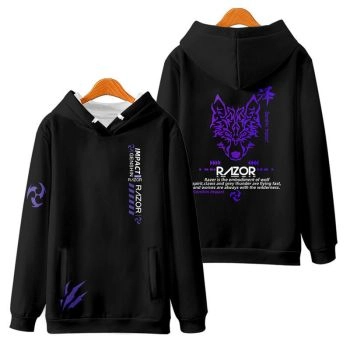 Atmospheric Genshin Impact Razor Anime Hoodie