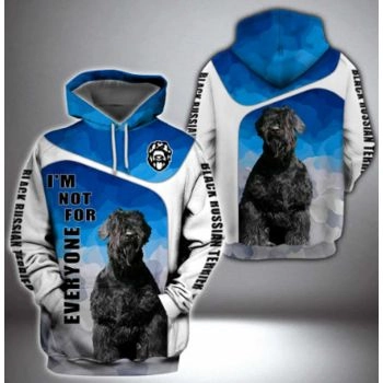 Street Style Blue White Dog Pattern Animals Hoodie