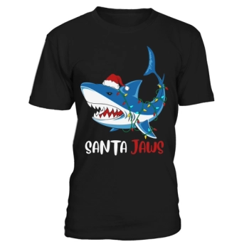 Santa Jaws Funny Christmas Shark