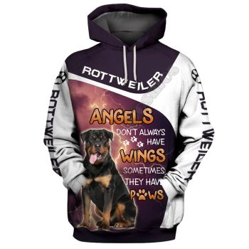 Street Purple Dog Pattern Animals Hoodie