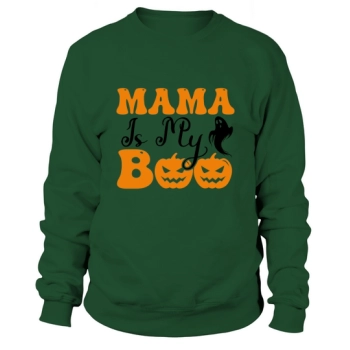 Mama is My Boo Ghost Halloween Sweatshirt