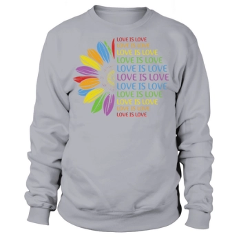 Sunflower Love Is Love LGBT Sweatshirt